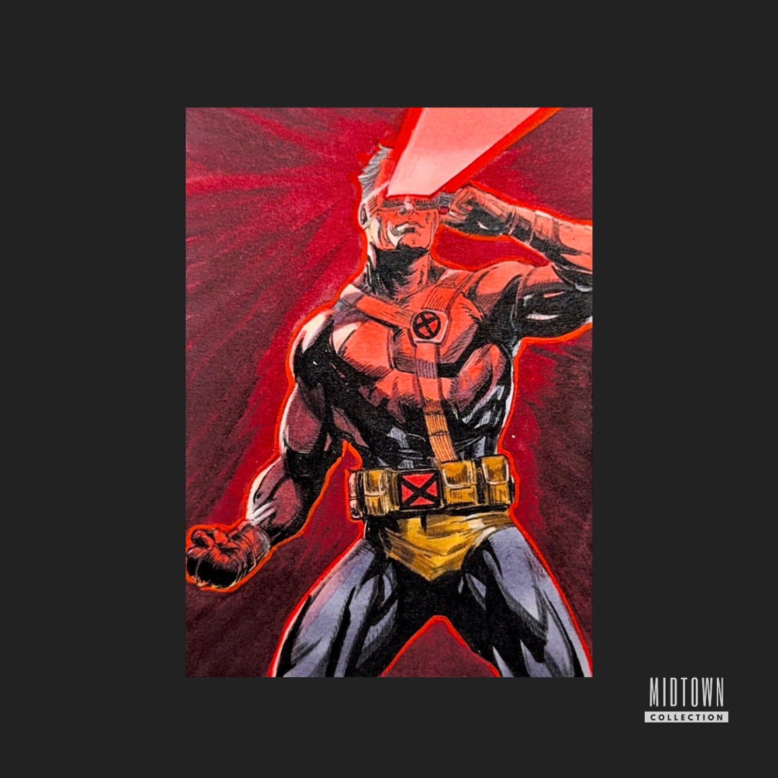 Cyclops - Marvel - 1/1 Original Artist Sketch Card (Signed)